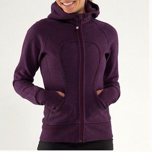 Lululemon Dark Purple Full Zip Scuba Hoodie
